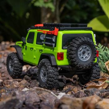 Axial 1/30 SCX30 Jeep Wrangler JLU 4X4 RTR Brushed Rock Crawler (Battery & Charger Included), Green